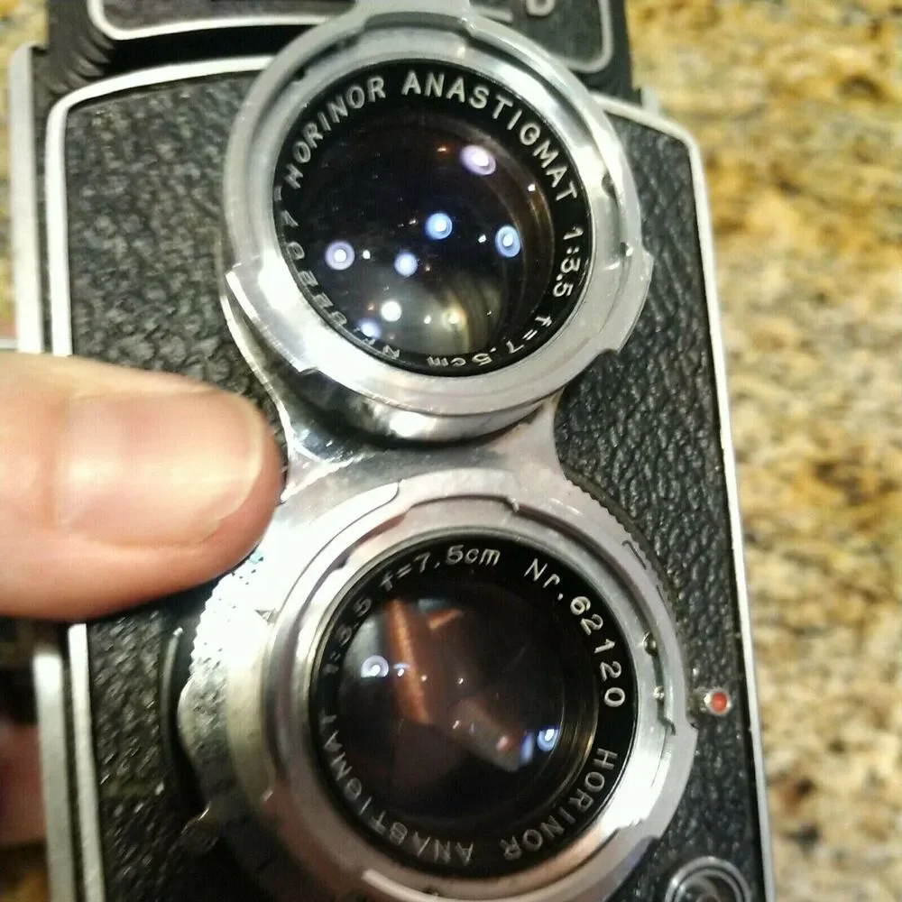 Very Rare Royalcord Twin Lens Reflex Camera w/ Horinor Anastigmat f/3.5 7.5cm